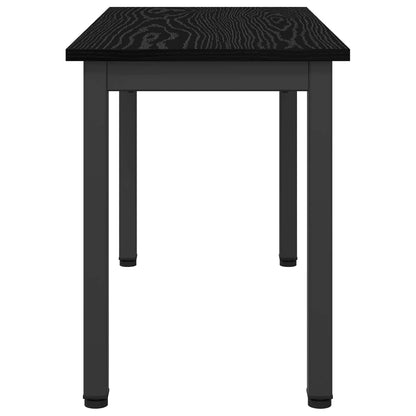 panchina Rovere Nero 80 x 35 x 45 cm Legno multistrato | homemem39