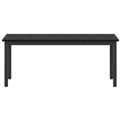 panchina Rovere Nero 110 x 35 x 45 cm Legno multistrato