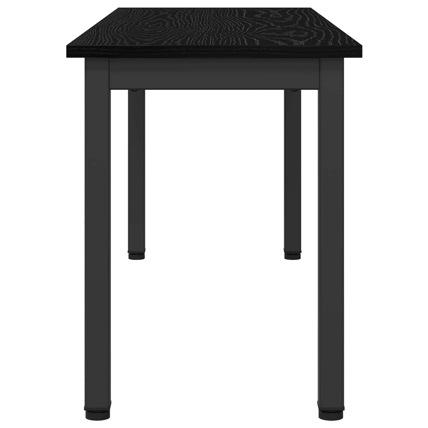 panchina Rovere Nero 110 x 35 x 45 cm Legno multistrato