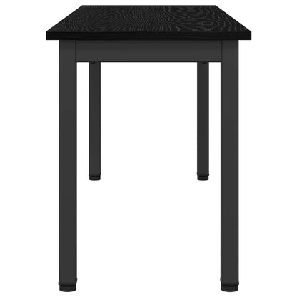 panchina Rovere Nero 110 x 35 x 45 cm Legno multistrato