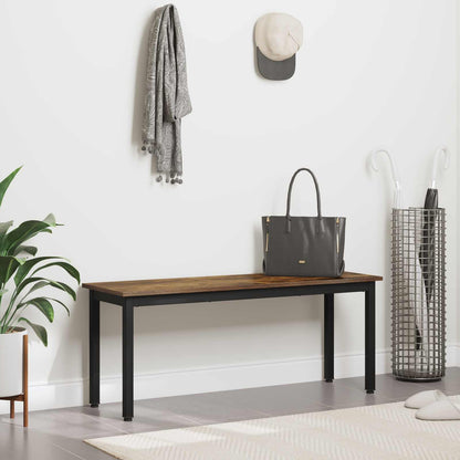 panchina Quercia Fumosa 110 x 35 x 45 cm Legno multistrato | homemem39