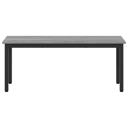 panchina Grigio Sonoma 110 x 35 x 45 cm Legno multistrato | homemem39