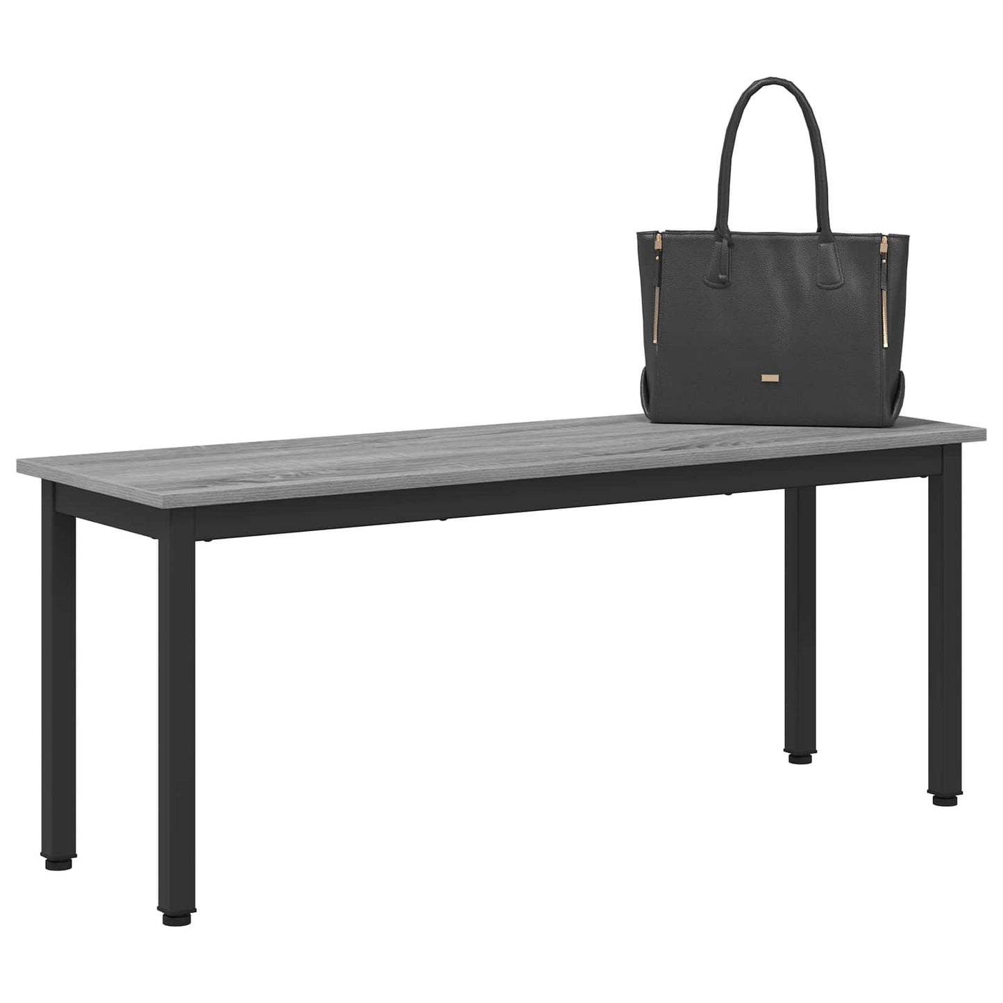panchina Grigio Sonoma 110 x 35 x 45 cm Legno multistrato | homemem39