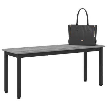 panchina Grigio Sonoma 110 x 35 x 45 cm Legno multistrato | homemem39