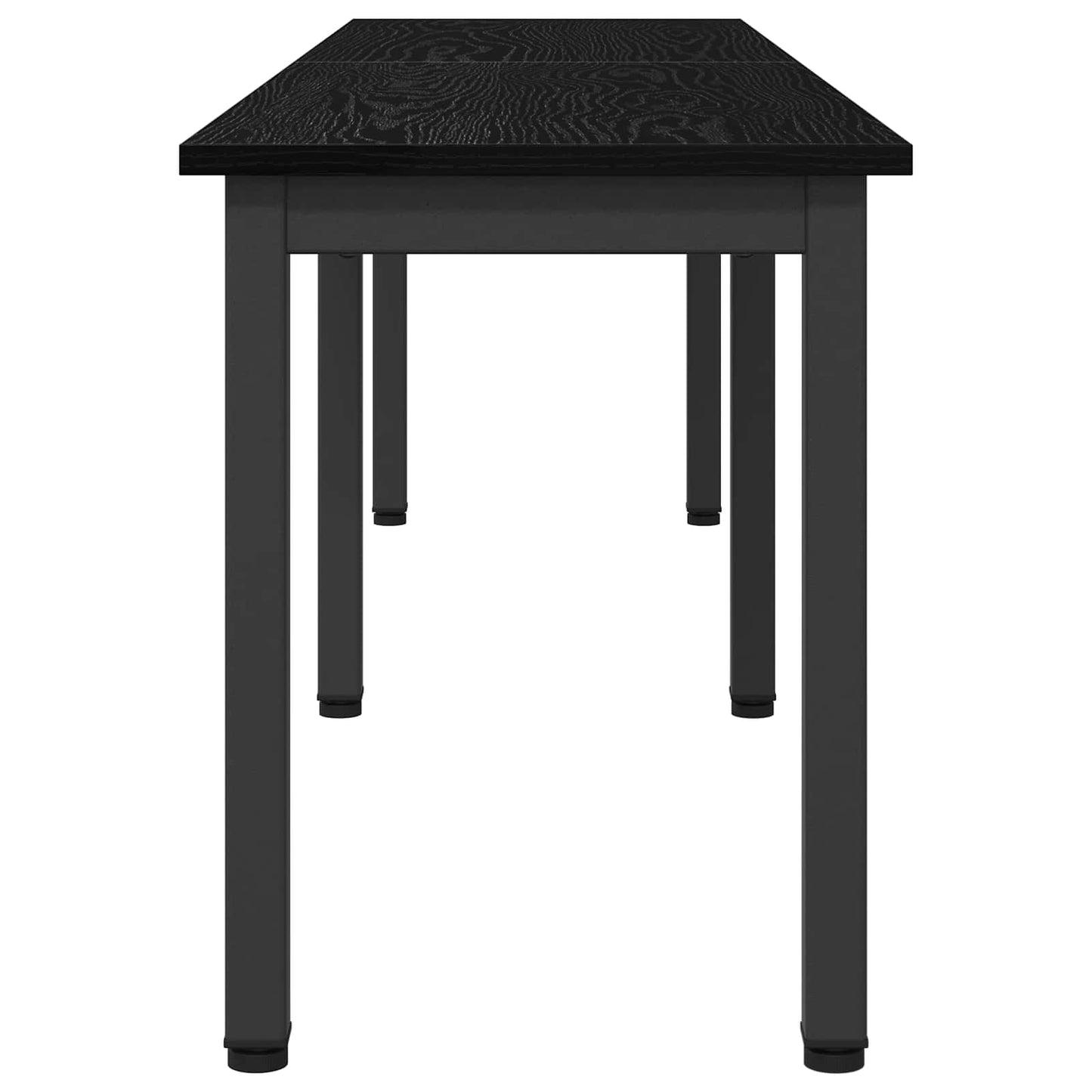 panchina Rovere Nero 160 x 35 x 45 cm Legno ingegnerizzato | homemem39