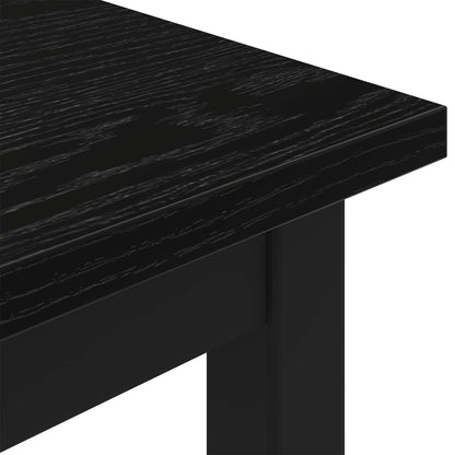 panchina Rovere Nero 200 x 35 x 45 cm Legno ingegnerizzato