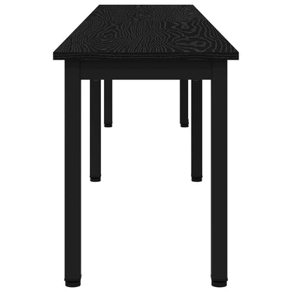 panchina Rovere Nero 200 x 35 x 45 cm Legno ingegnerizzato