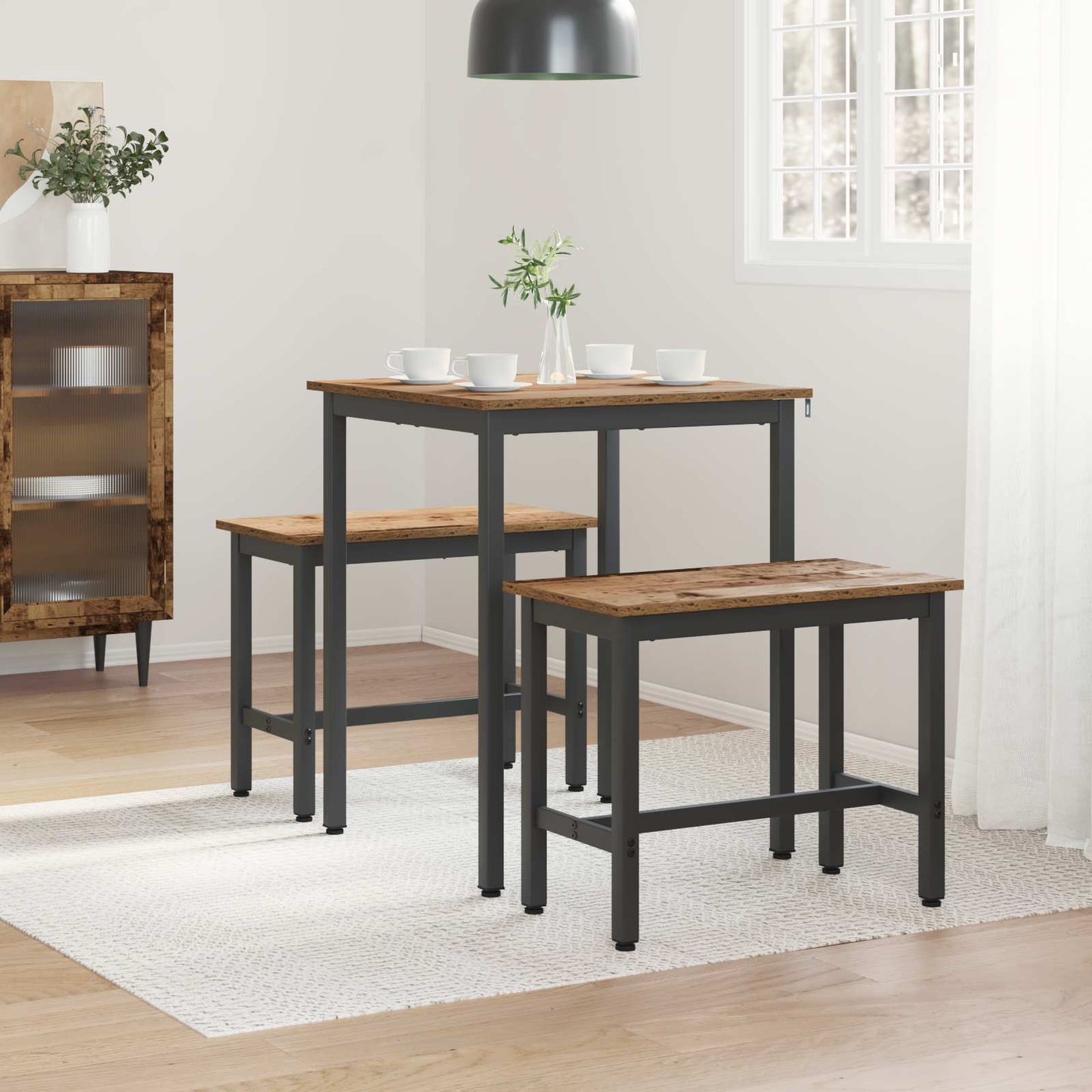 Tavoli da pranzo 60 x 60 x 75 cm Legno ingegnerizzato Quadrato
