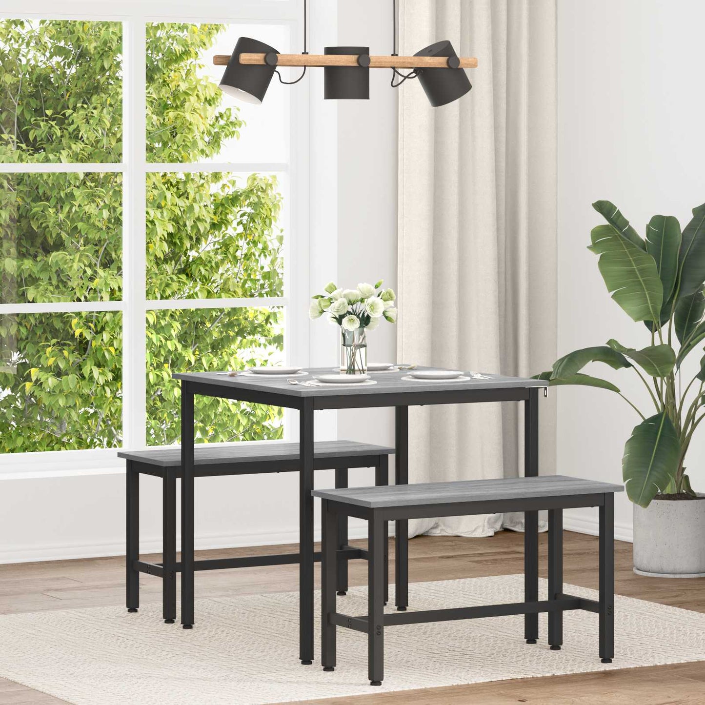 Tavoli da pranzo 80 x 80 x 75 cm Legno ingegnerizzato Quadrato