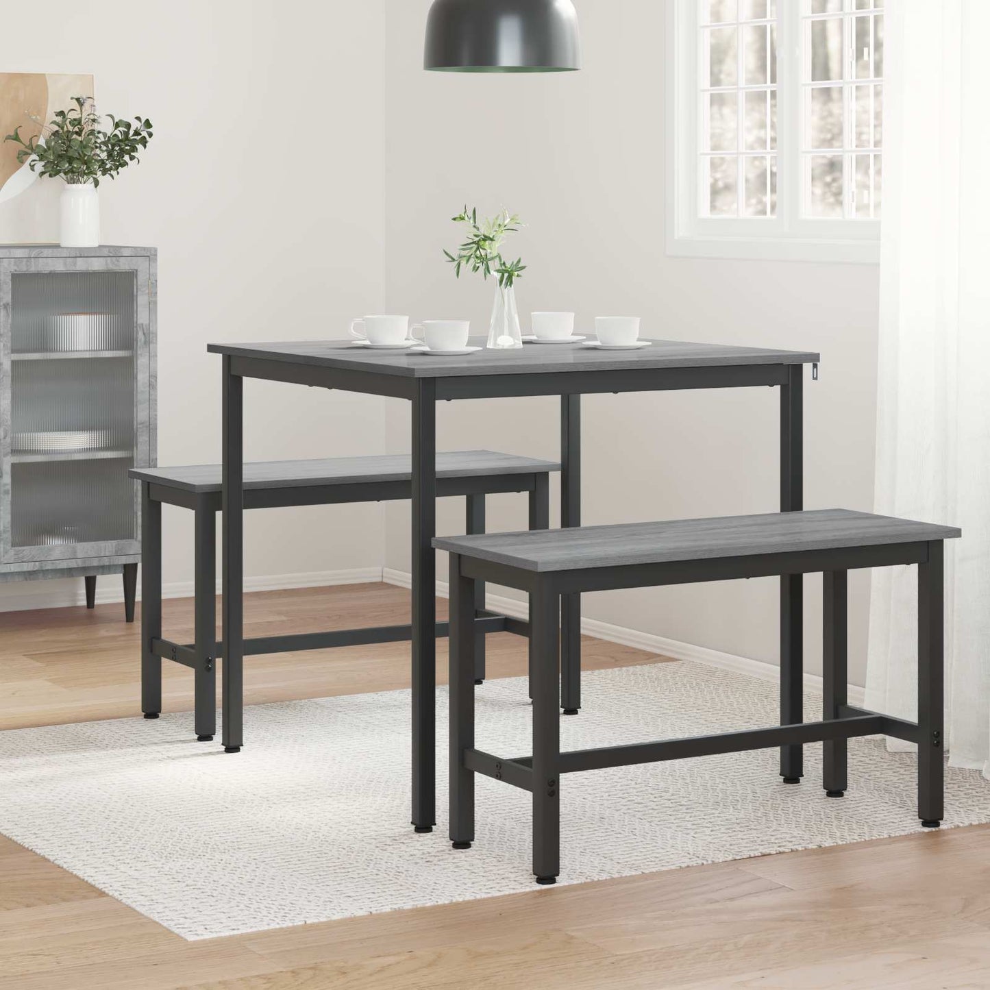 Tavoli da pranzo 80 x 80 x 75 cm Legno ingegnerizzato Quadrato