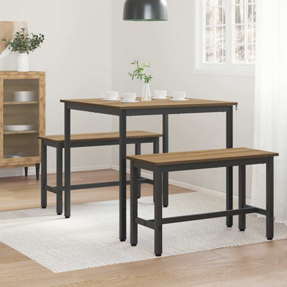 Tavoli da pranzo 80 x 80 x 75 cm Legno ingegnerizzato Quadrato