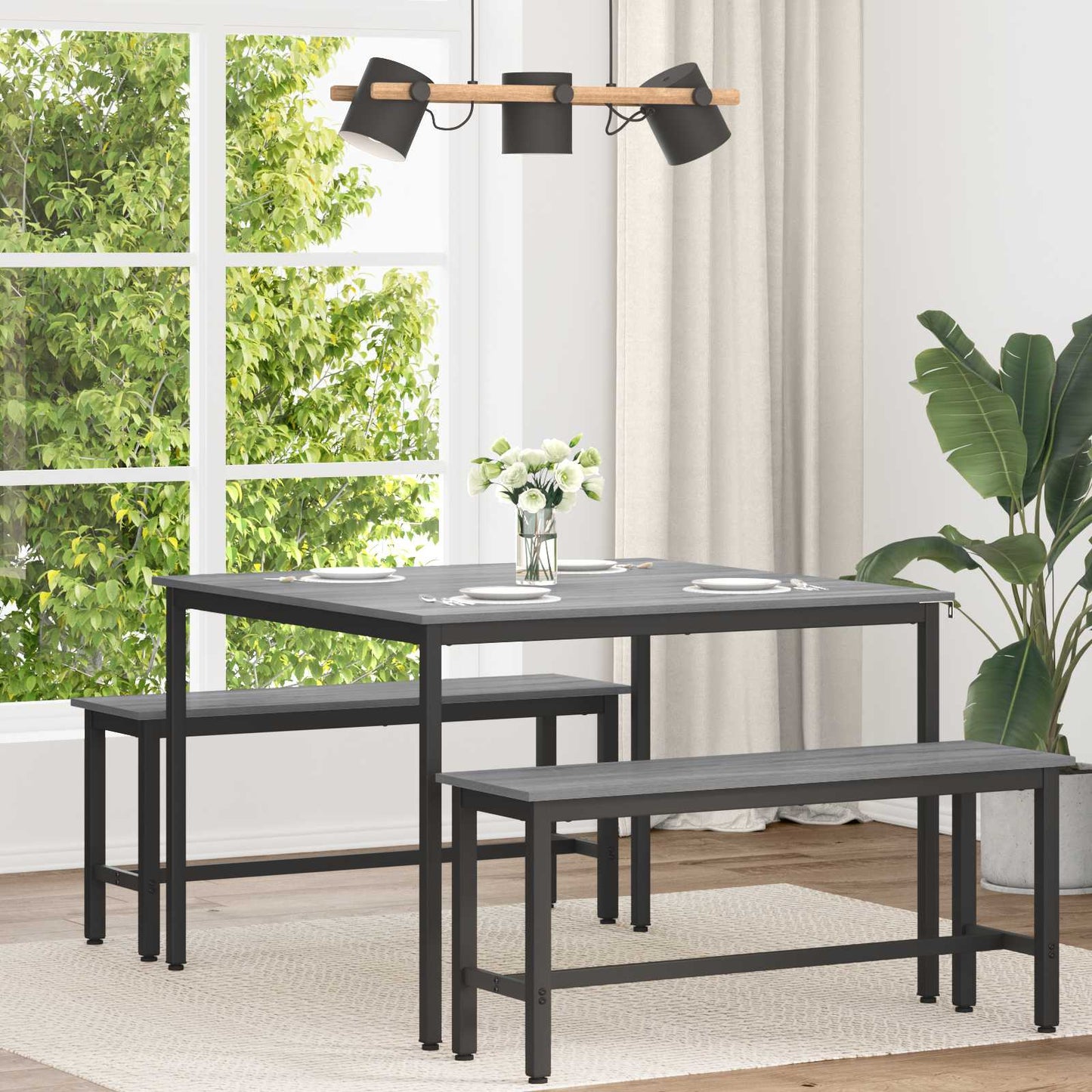 Tavoli da pranzo 110 x 110 x 75 cm Legno ingegnerizzato