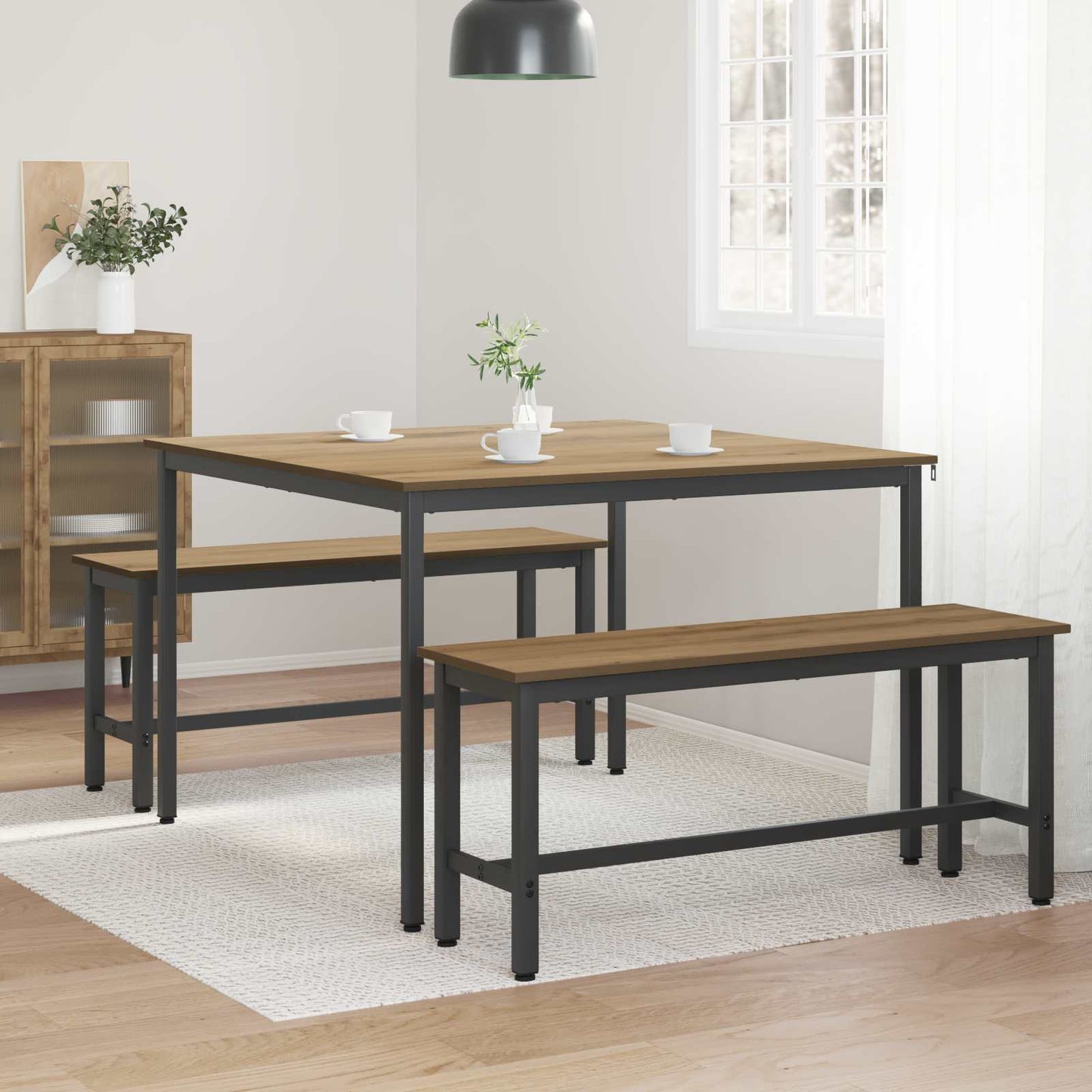 Tavoli da pranzo 110 x 110 x 75 cm Legno ingegnerizzato