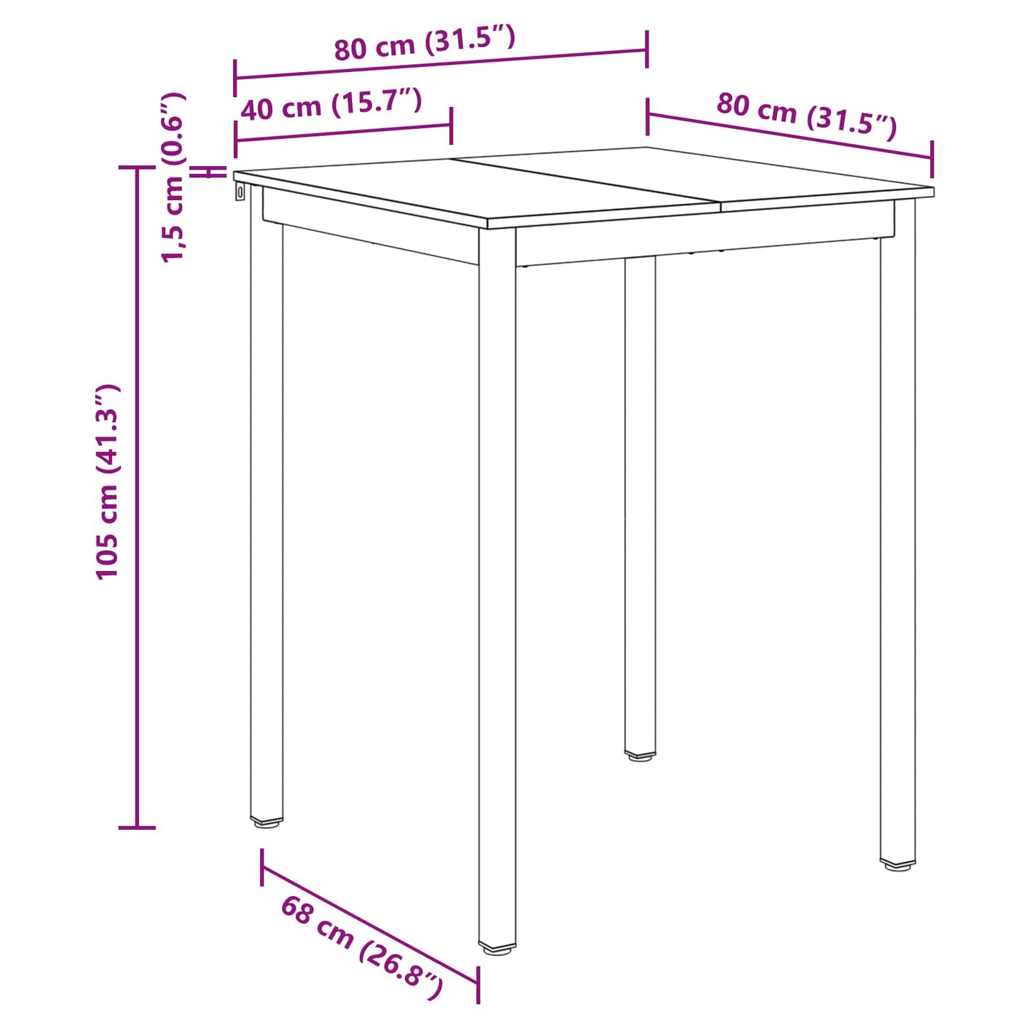 Tavoli da pranzo Legno multistrato