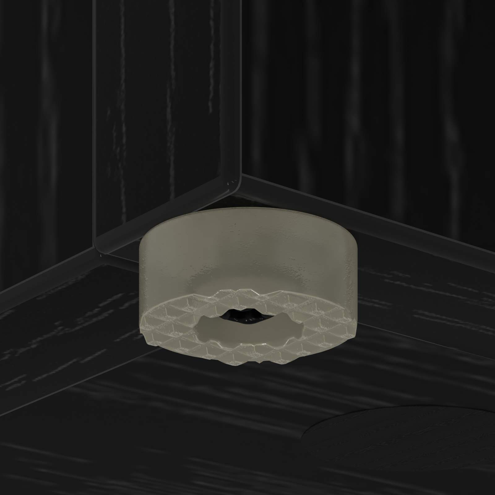 Supporto per Ombrellone Rovere Nero 25 x 24,5 x 64 cm | homemem39