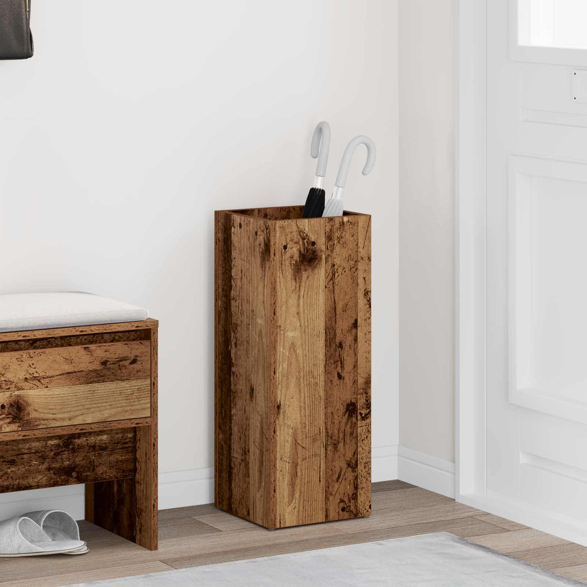 Supporto per Ombrellone Legno vecchio 25 x 24,5 x 64 cm | homemem39