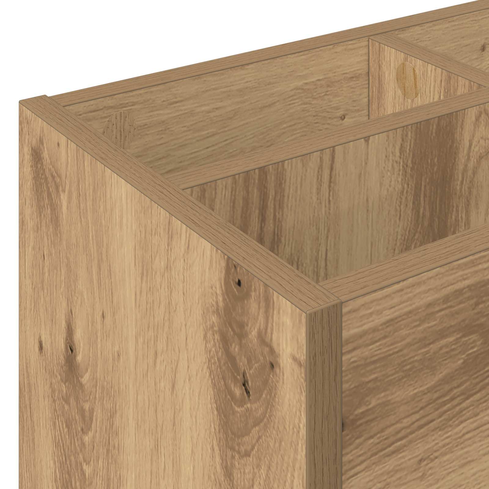 Supporto per Ombrellone Rovere artigianale 65 x 24 x 50 cm | homemem39