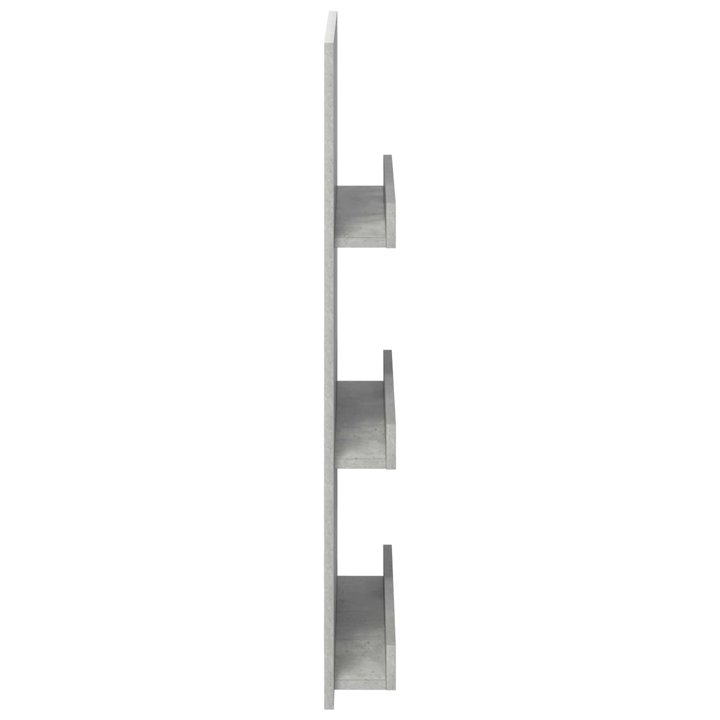 Scaffale per riviste Grigio cemento 51 x 11 x 102 cm