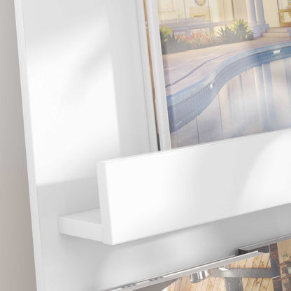 Scaffale per riviste Bianco 51 x 11 x 102 cm Legno multistrato