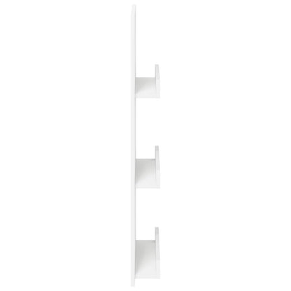 Scaffale per riviste Bianco 43 x 11 x 102 cm Legno multistrato