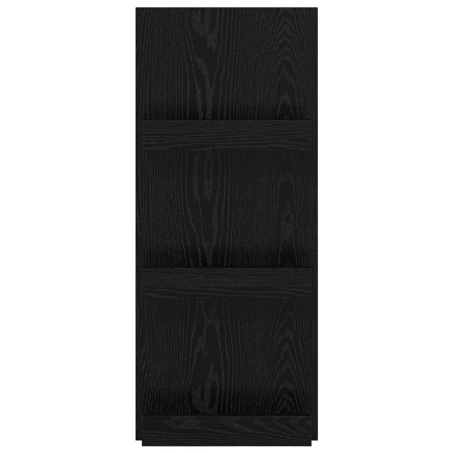 Scaffale per riviste Rovere Nero 51 x 11 x 102 cm