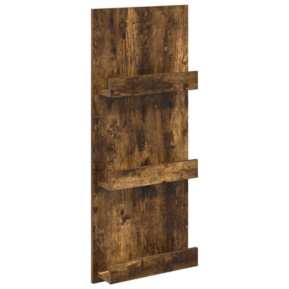 Scaffale per riviste Rovere fumé 43 x 11 x 102 cm