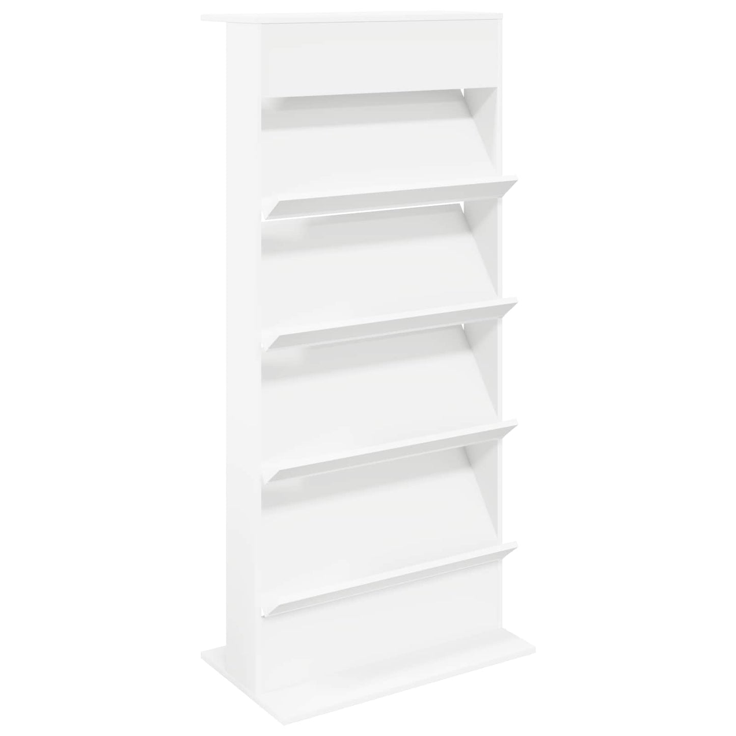 Scaffale per riviste Bianco 70 x 41 x 156 cm Legno multistrato | homemem39