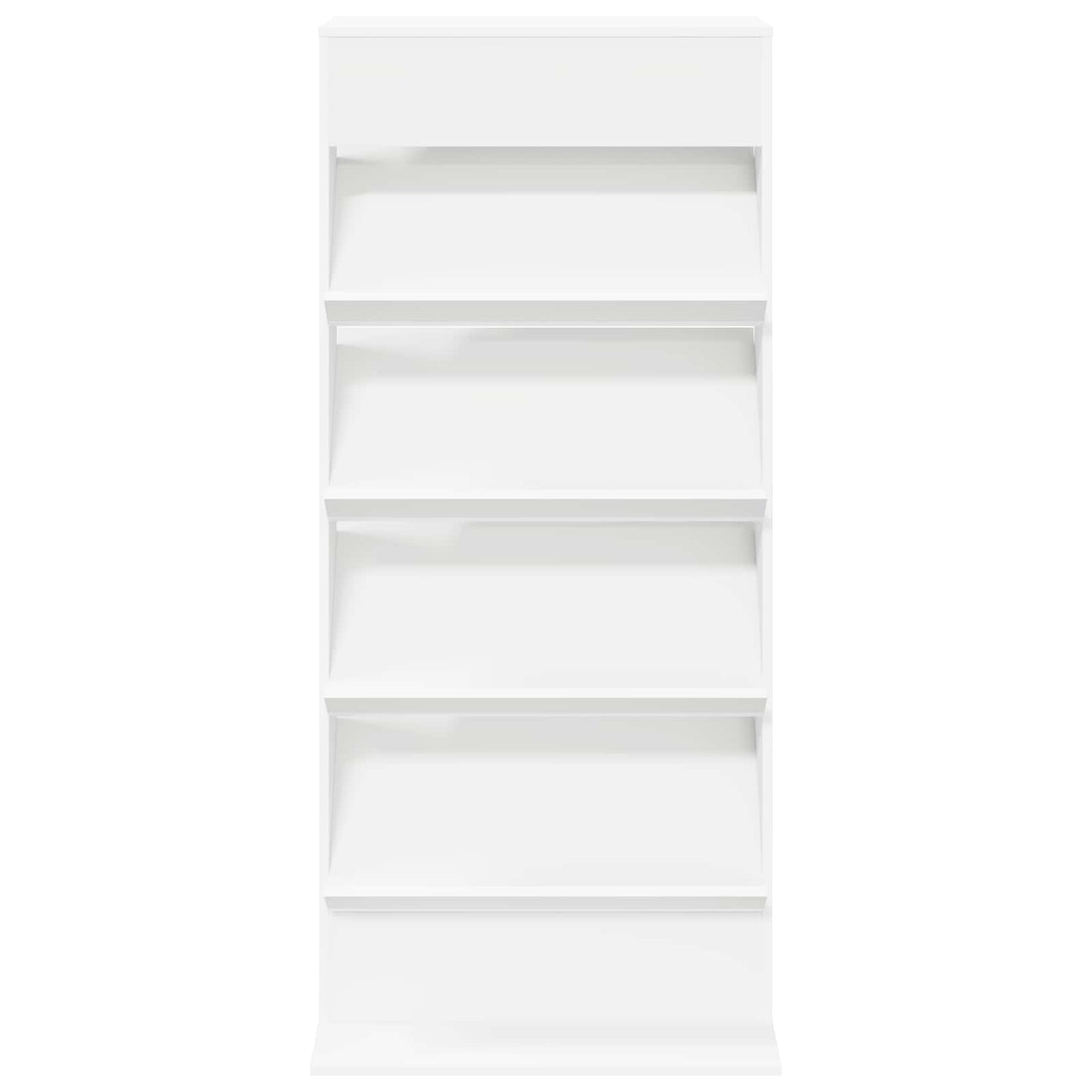 Scaffale per riviste Bianco 70 x 41 x 156 cm Legno multistrato | homemem39