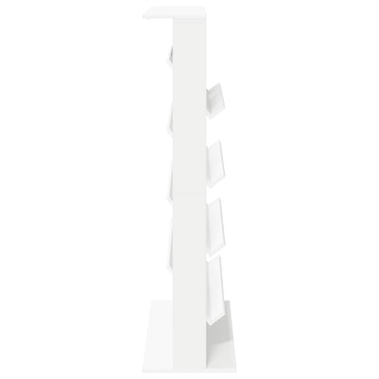 Scaffale per riviste Bianco 70 x 41 x 156 cm Legno multistrato | homemem39