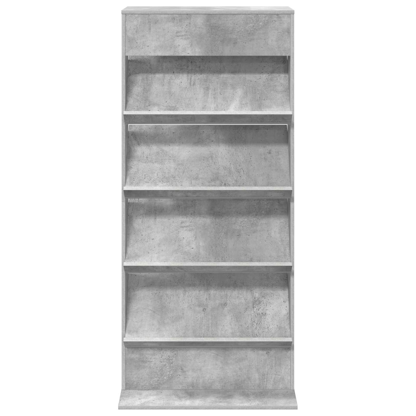 Scaffale per riviste Grigio cemento 70 x 41 x 156 cm | homemem39