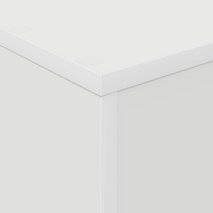 Scaffale per riviste Bianco 70 x 41 x 126 cm Legno multistrato