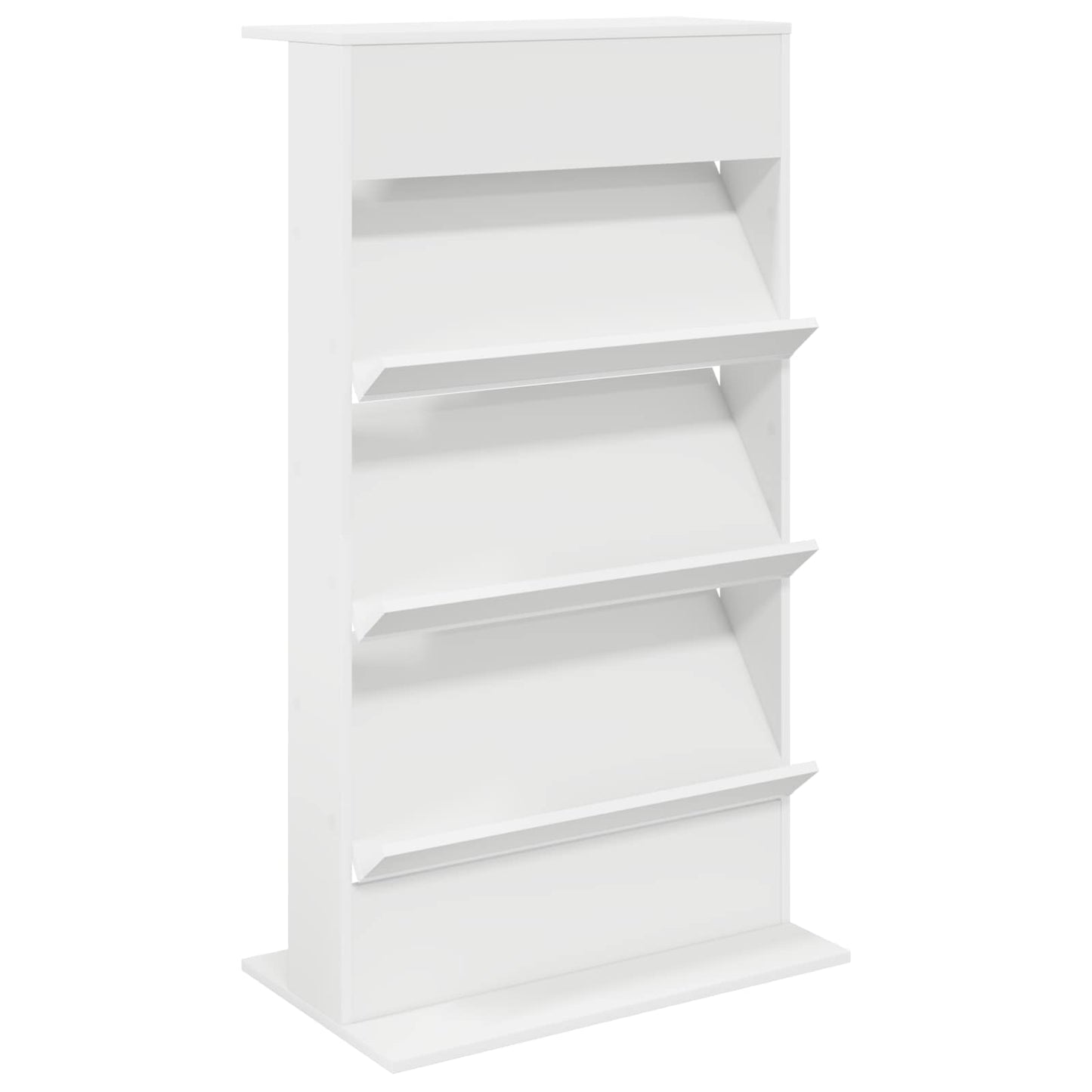 Scaffale per riviste Bianco 70 x 41 x 126 cm Legno multistrato