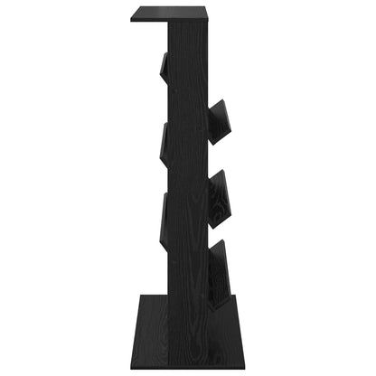 Scaffale per riviste Rovere Nero 70 x 41 x 126 cm | homemem39