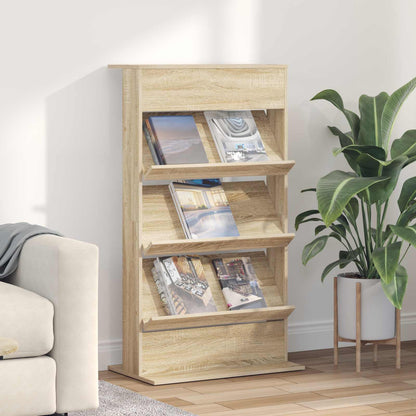 Scaffale per riviste Rovere Sonoma 70 x 41 x 126 cm | homemem39