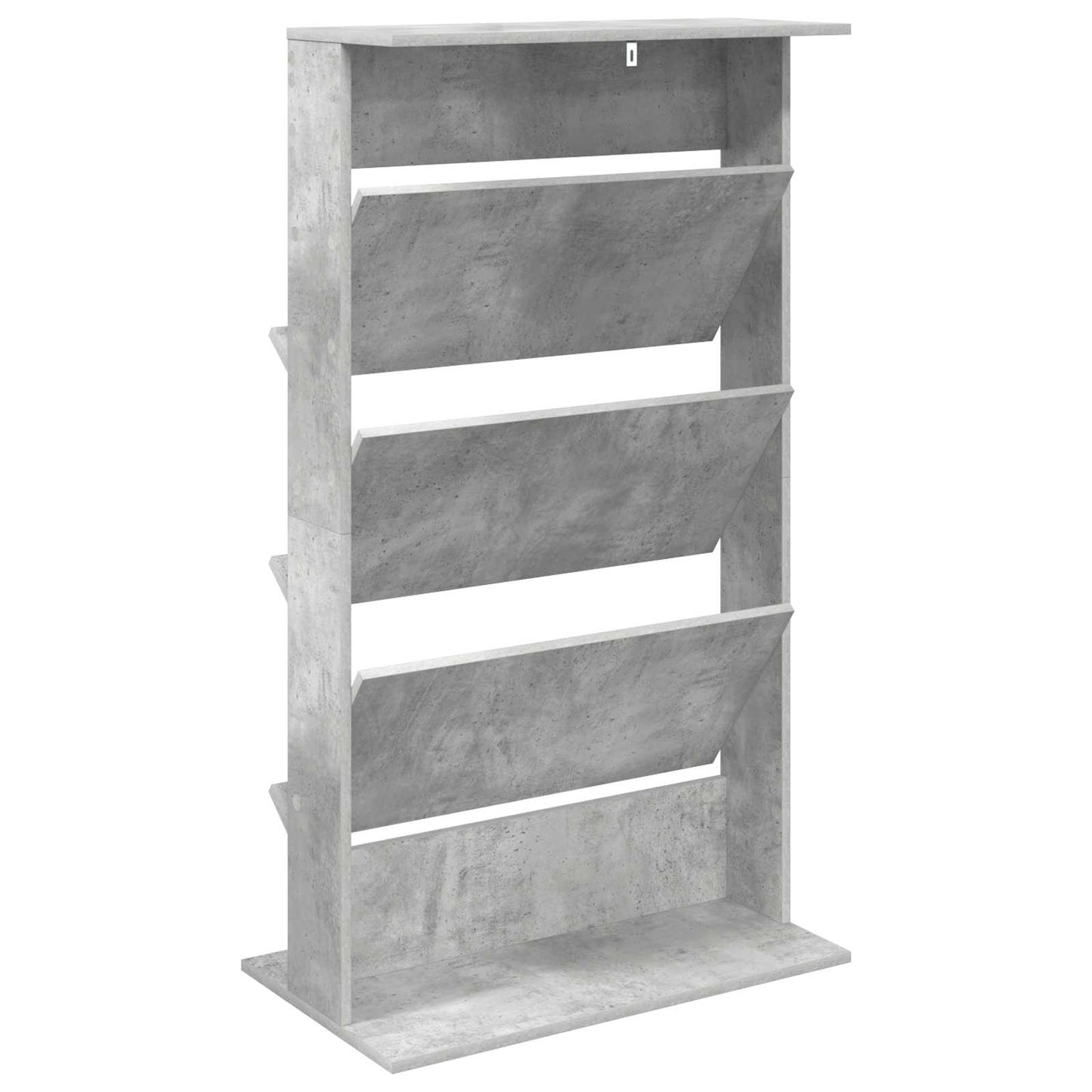 Scaffale per riviste Grigio cemento 70 x 41 x 126 cm | homemem39