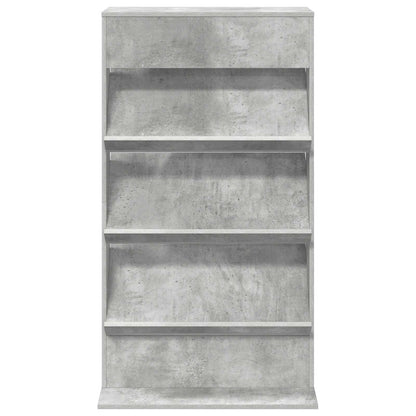 Scaffale per riviste Grigio cemento 70 x 41 x 126 cm