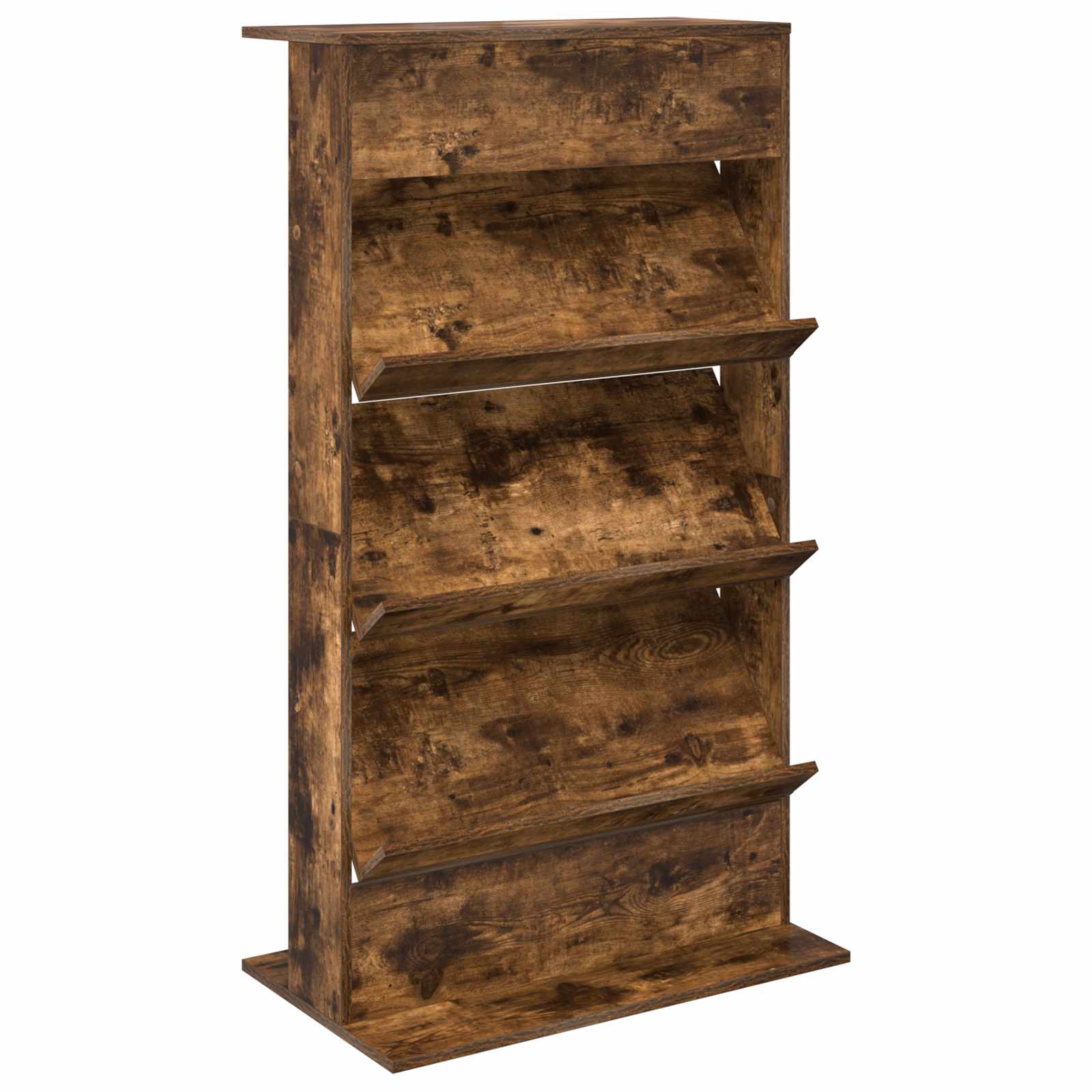 Scaffale per riviste Rovere fumé 70 x 41 x 126 cm | homemem39