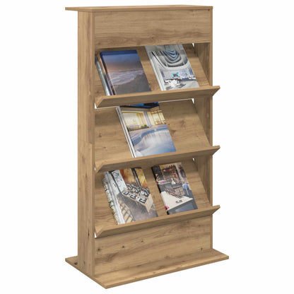 Scaffale per riviste Rovere artigianale 70 x 41 x 126 cm | homemem39