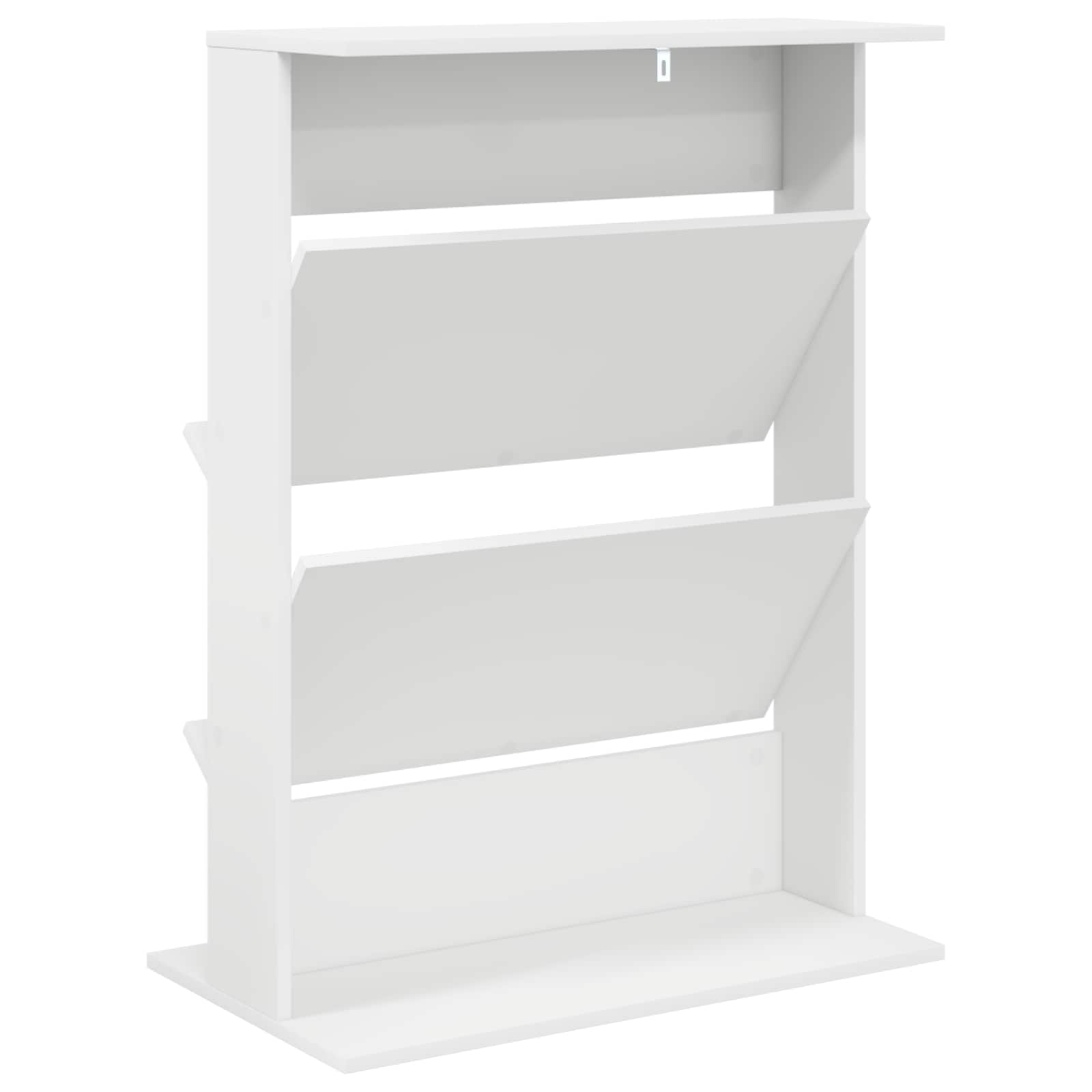 Scaffale per riviste Bianco 70 x 41 x 96 cm Legno multistrato | homemem39