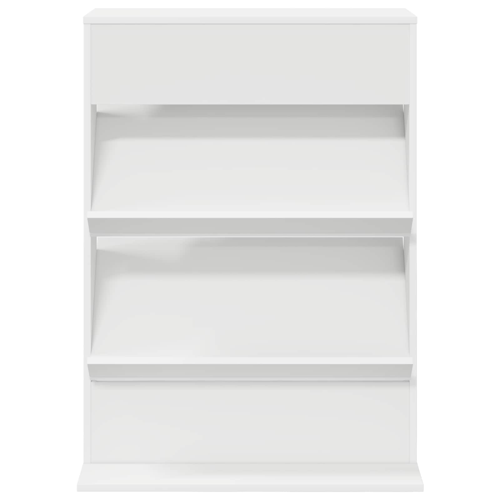 Scaffale per riviste Bianco 70 x 41 x 96 cm Legno multistrato | homemem39