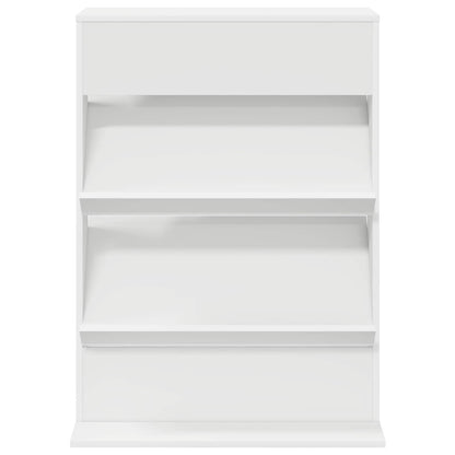 Scaffale per riviste Bianco 70 x 41 x 96 cm Legno multistrato | homemem39
