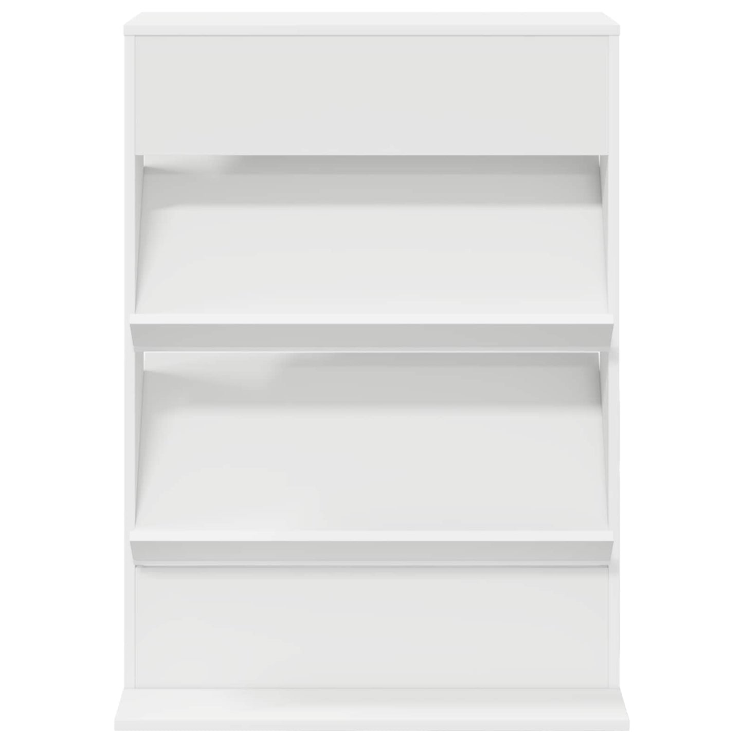Scaffale per riviste Bianco 70 x 41 x 96 cm Legno multistrato