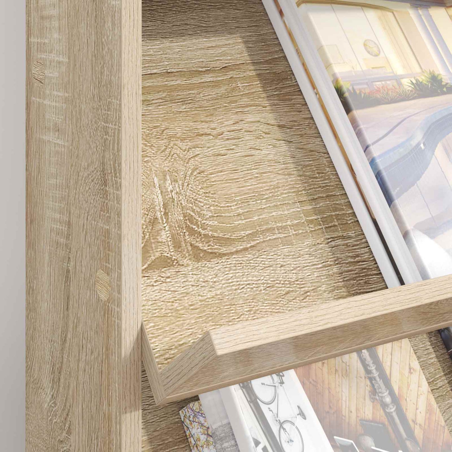 Scaffale per riviste Rovere Sonoma 70 x 41 x 96 cm | homemem39