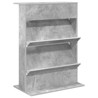 Scaffale per riviste Grigio cemento 70 x 41 x 96 cm