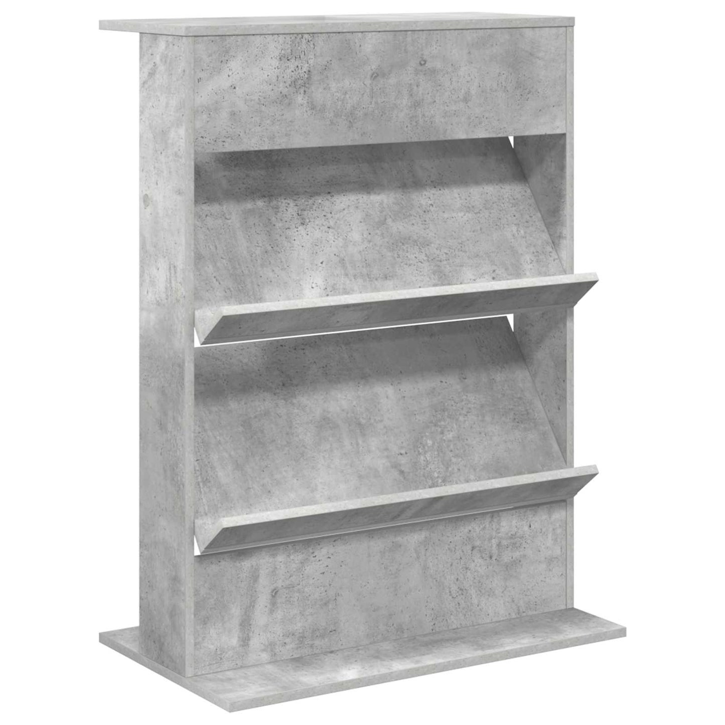 Scaffale per riviste Grigio cemento 70 x 41 x 96 cm