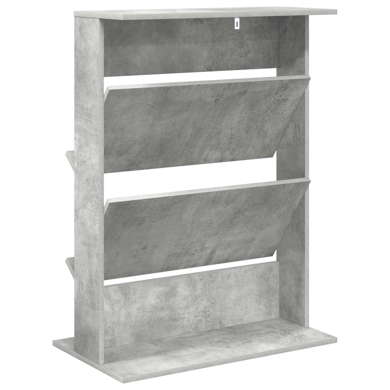 Scaffale per riviste Grigio cemento 70 x 41 x 96 cm | homemem39