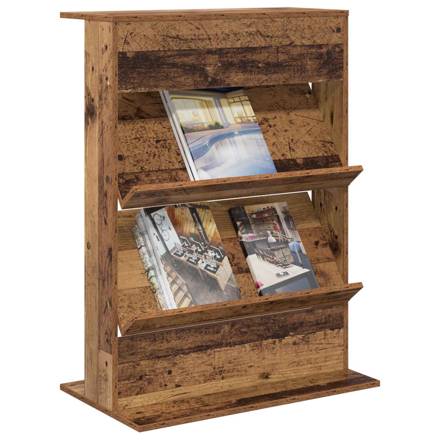 Scaffale per riviste Legno vecchio 70 x 41 x 96 cm