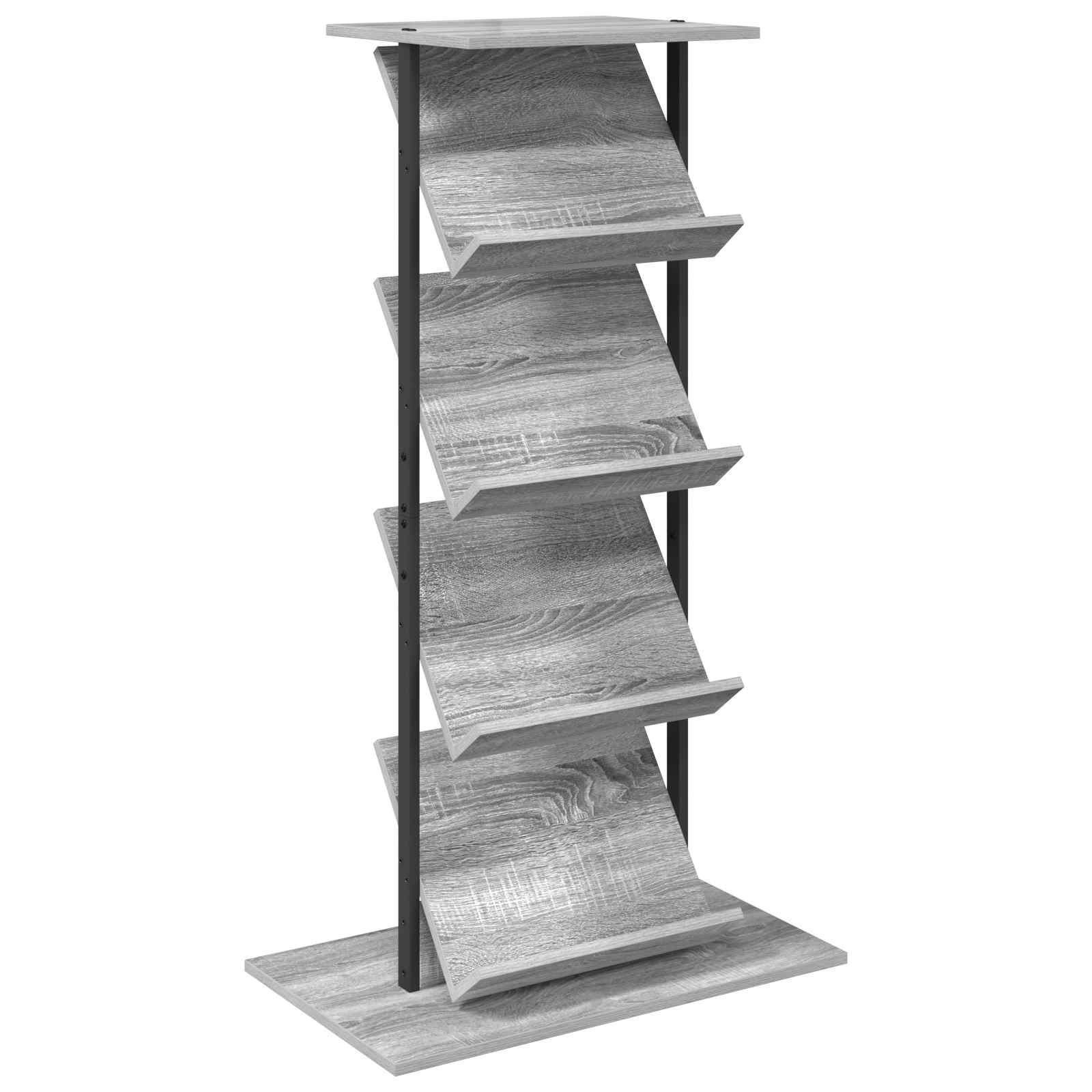 Scaffale per riviste Grigio Sonoma 68 x 40 x 123.5 cm | homemem39