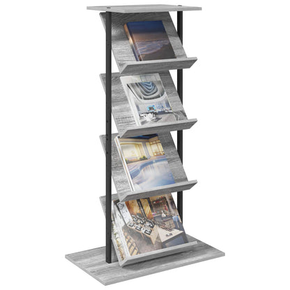 Scaffale per riviste Grigio Sonoma 68 x 40 x 123.5 cm