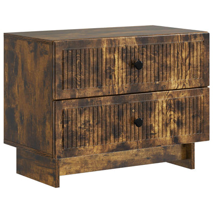 Armadio da Notte Rovere Fumo 62 x 34,5 x 47,5 cm | homemem39